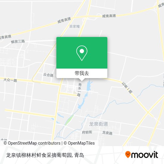 龙泉镇柳林村鲜食采摘葡萄园地图
