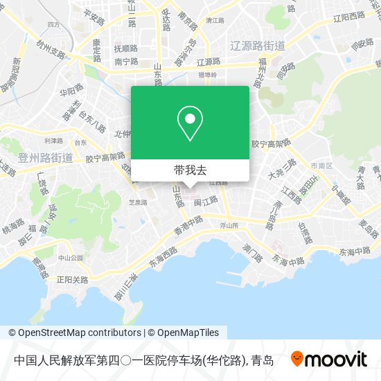 中国人民解放军第四〇一医院停车场(华佗路)地图
