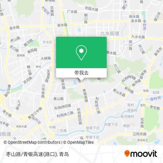 枣山路/青银高速(路口)地图