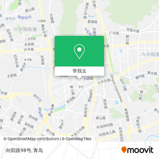 向阳路98号地图