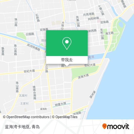 蓝海湾卡地亚地图