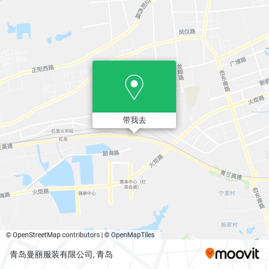 青岛曼丽服装有限公司地图