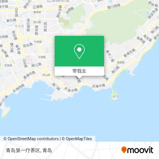 青岛第一疗养区地图