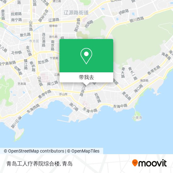 青岛工人疗养院综合楼地图