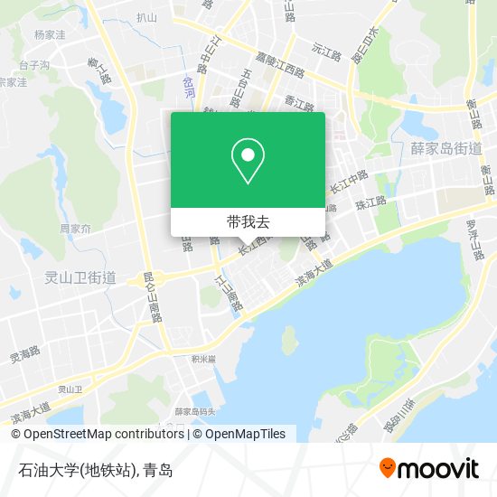 石油大学(地铁站)地图