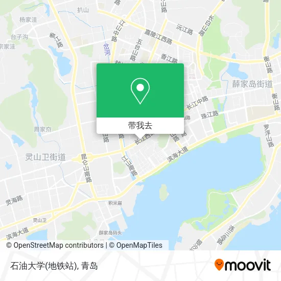 石油大学(地铁站)地图
