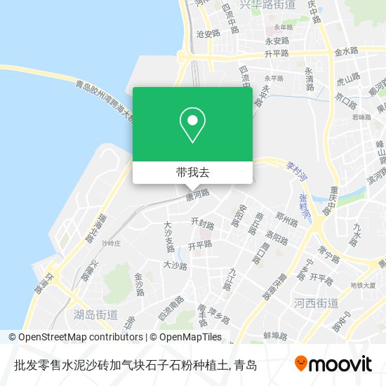 批发零售水泥沙砖加气块石子石粉种植土地图