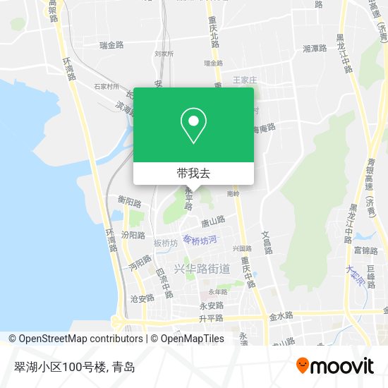 翠湖小区100号楼地图