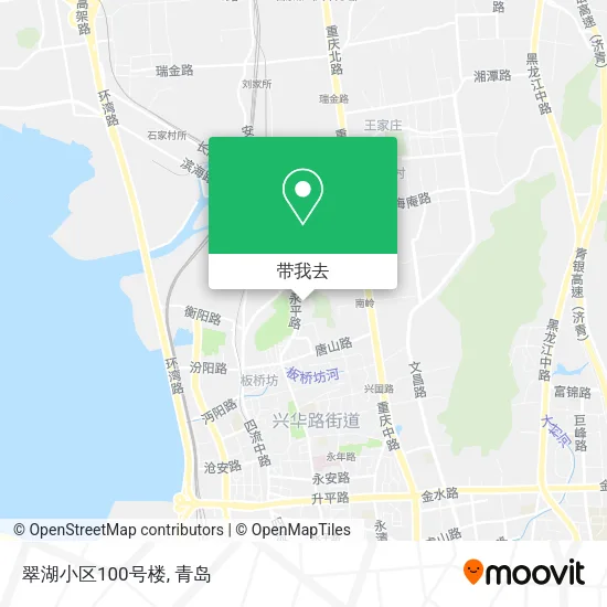 翠湖小区100号楼地图