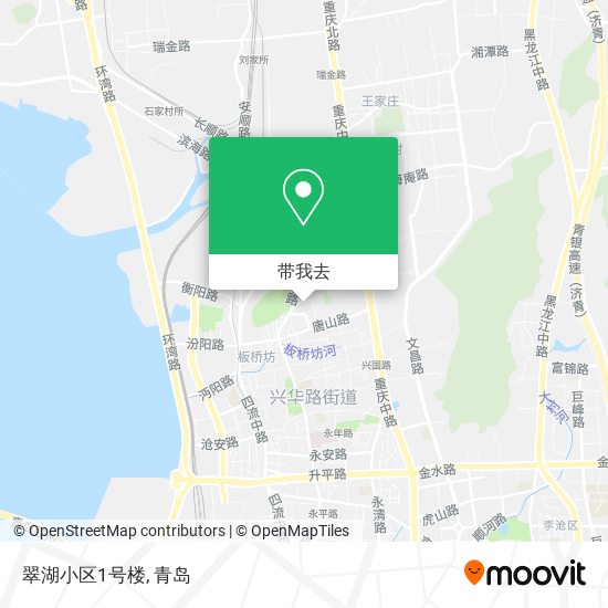 翠湖小区1号楼地图