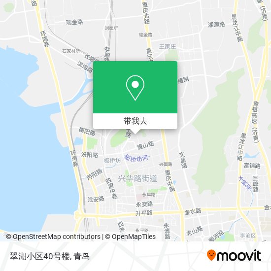 翠湖小区40号楼地图