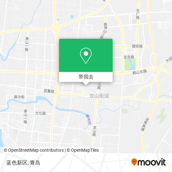 蓝色新区地图