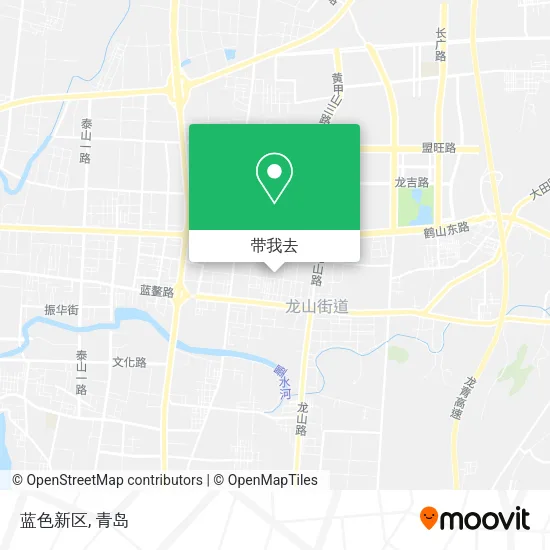 蓝色新区地图