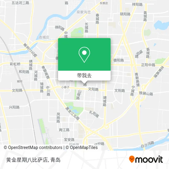 黄金星期八比萨店地图