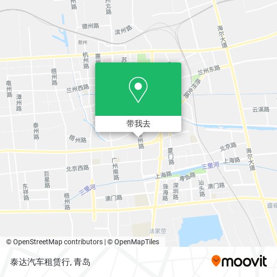 泰达汽车租赁行地图
