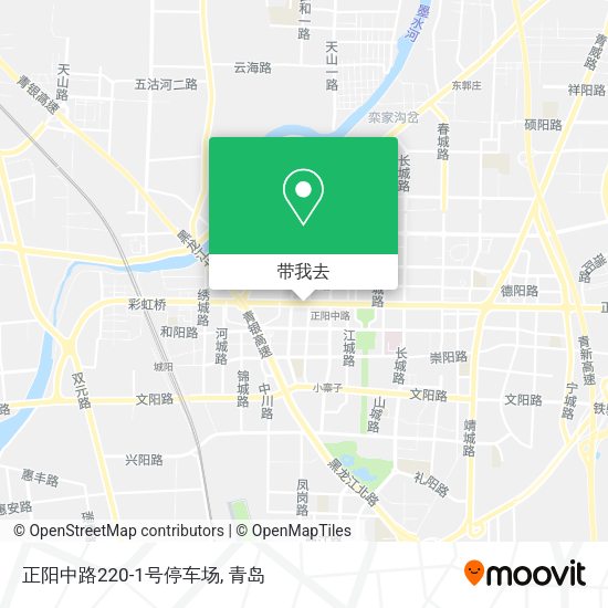 正阳中路220-1号停车场地图