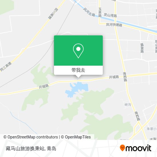 藏马山旅游换乘站地图
