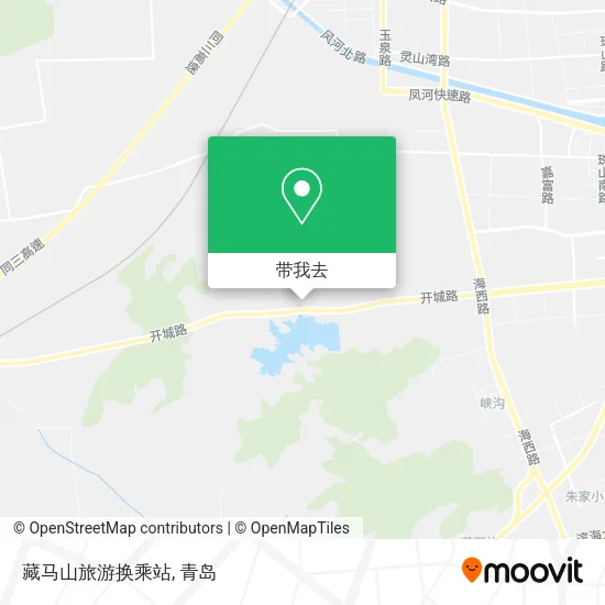 藏马山旅游换乘站地图