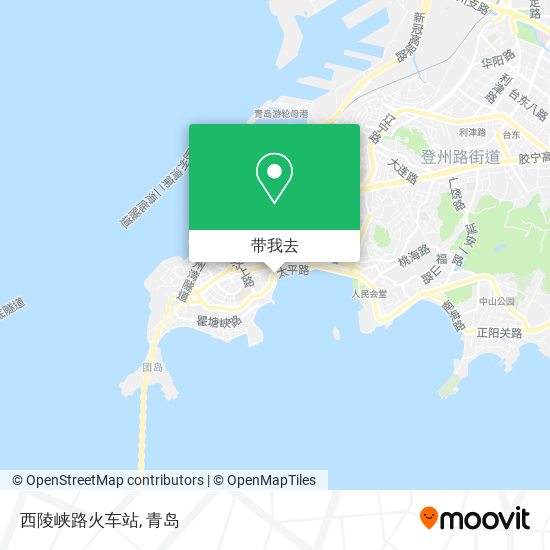 西陵峡路火车站地图