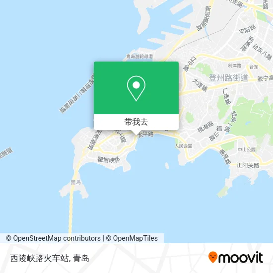西陵峡路火车站地图