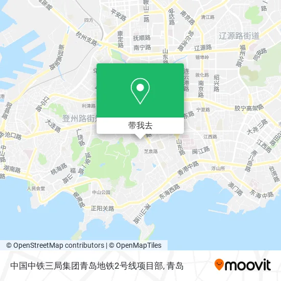 中国中铁三局集团青岛地铁2号线项目部地图