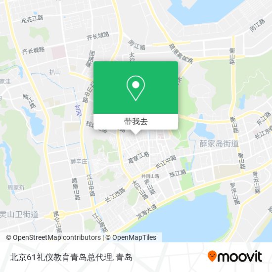 北京61礼仪教育青岛总代理地图