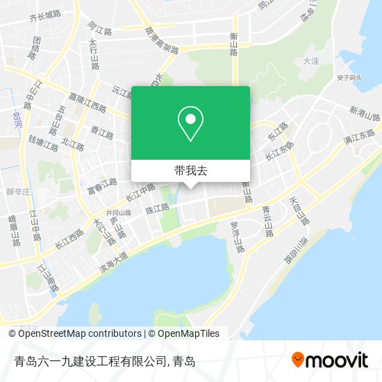 青岛六一九建设工程有限公司地图