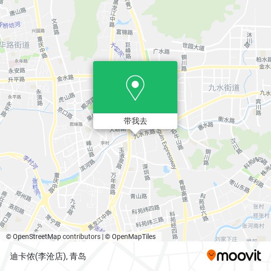 迪卡侬(李沧店)地图