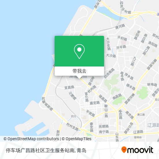 停车场广昌路社区卫生服务站南地图