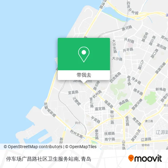 停车场广昌路社区卫生服务站南地图