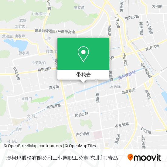 澳柯玛股份有限公司工业园职工公寓-东北门地图