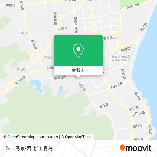 珠山秀景-西北门地图