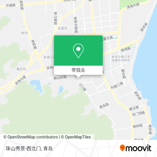 珠山秀景-西北门地图