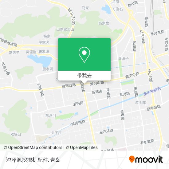 鸿泽源挖掘机配件地图