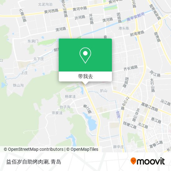 益佰岁自助烤肉涮地图