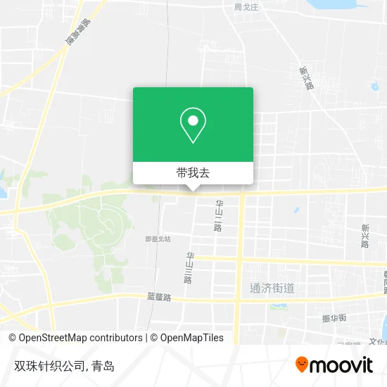 双珠针织公司地图