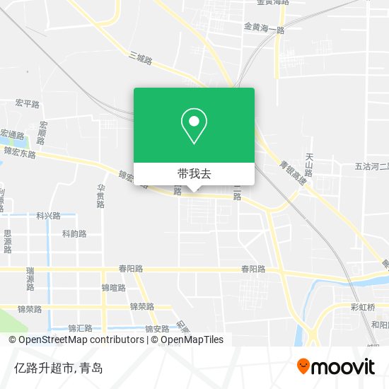 亿路升超市地图