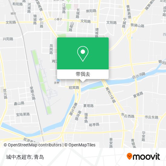 城中杰超市地图