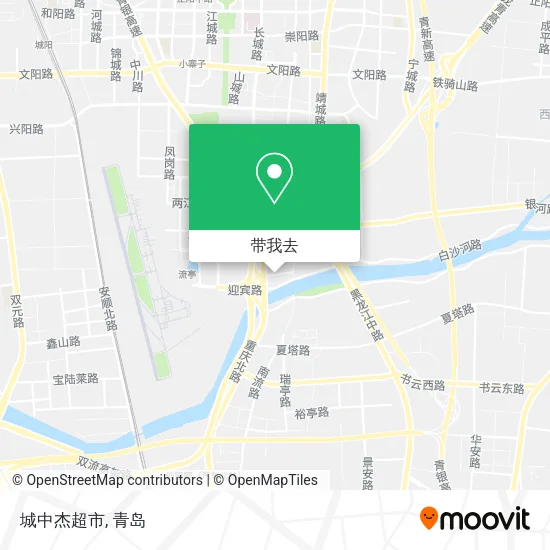 城中杰超市地图