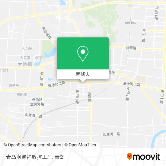 青岛润聚祥数控工厂地图