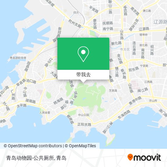 青岛动物园-公共厕所地图