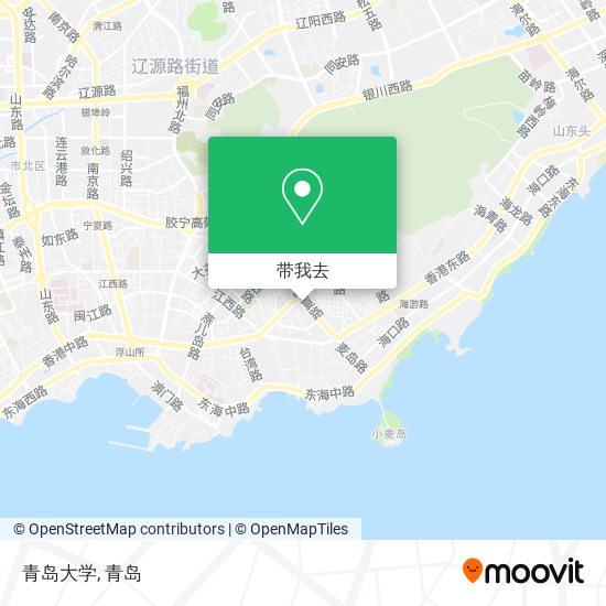 青岛大学地图