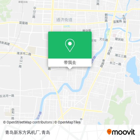 青岛新东方风机厂地图