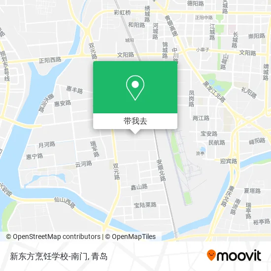 新东方烹饪学校-南门地图