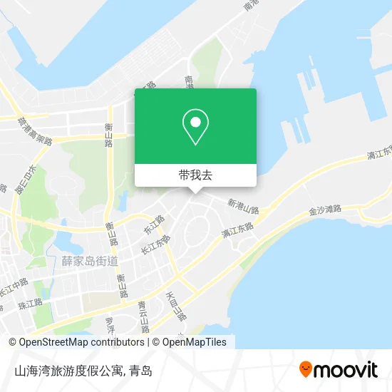 山海湾旅游度假公寓地图