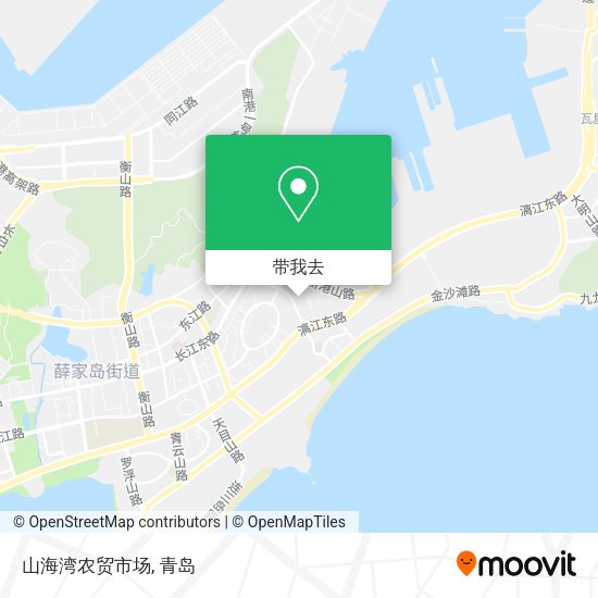山海湾农贸市场地图