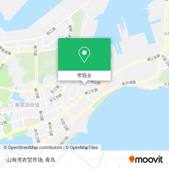 山海湾农贸市场地图
