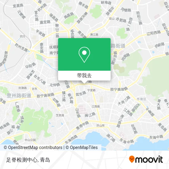 足脊检测中心地图