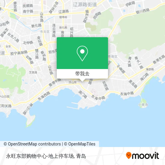 永旺东部购物中心-地上停车场地图