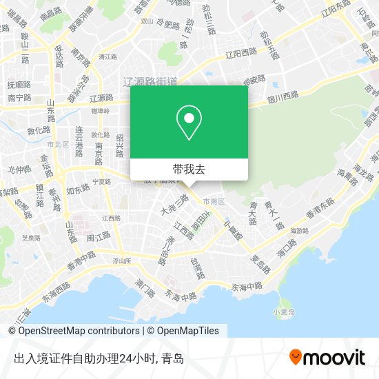 出入境证件自助办理24小时地图